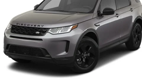 Modern car in studio Eiger Grey Metallic 2020 Land Rover Discovery Sport S Stock Footage 160091359