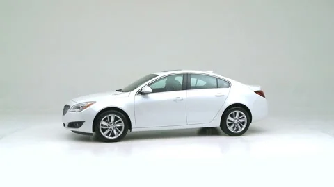 Modern car in studio rotation shot Magnetic 2016 Buick Regal Regal Group Stock Footage 159388650