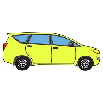 Modern car vehicle  vector Stock Illustration