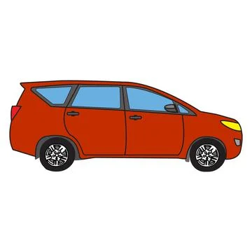 Modern car vehicle  vector Stock Illustration