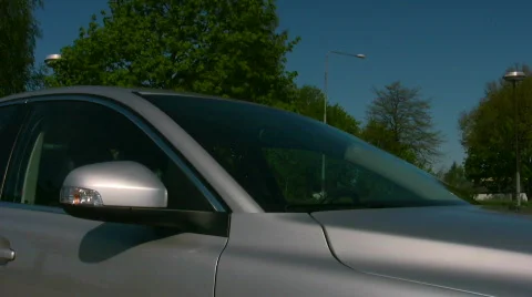 Modern car Windscreen washing Video stock 417865