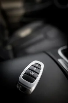 Modern car wireless key Stock Photos