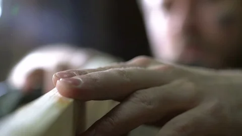 Modern carpenter at work Stock Footage 70923320