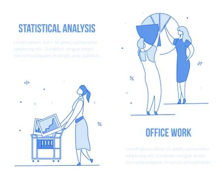 Modern cartoon flat characters,template web online digital marketing concept  Stock Illustration