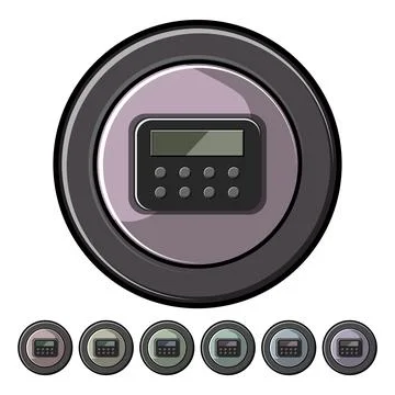 Modern cd player cartoon vector graphic Stock Illustration
