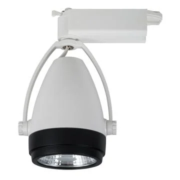 Modern ceiling lamp in a plastic case Stock Photos
