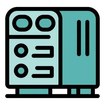 Modern central processing unit cooling system with multiple fans and advanced Stock Illustration
