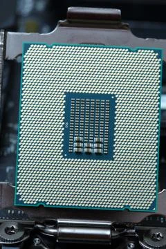 Modern central processor CPU 스톡 사진