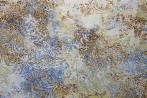 Modern ceramic tile background with damask pattern vintage effect Foto stock