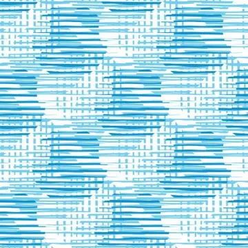Modern chaotic pattern circle lines in blue color. Abstract circles shapes an Stock Illustration