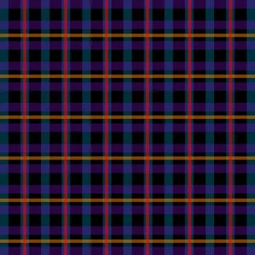 Modern check grid plaid pattern texture in soft pink and blue Stock Illustration