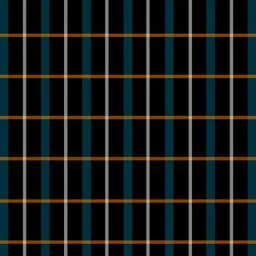 Modern check grid plaid pattern texture in soft orange and blue 스톡 일러스트