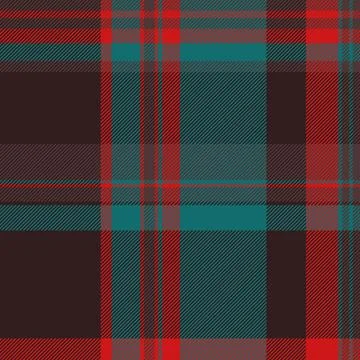 Modern check texture vector, coat background textile pattern. Skirt plaid t.. Stock Illustration