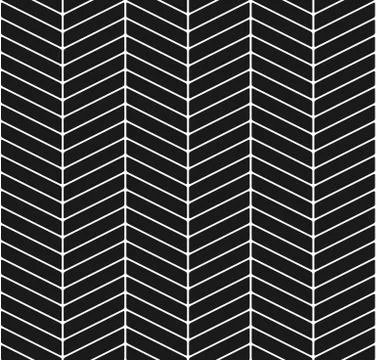 Modern chevron seamless pattern in black and white イラスト素材