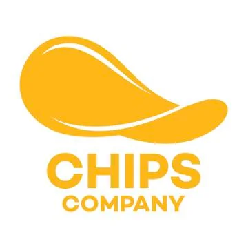 Modern Chips logo Stock Illustration