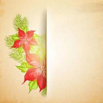 Modern christmas card. Stock Illustration