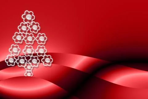 Modern christmas red background Stock Illustration