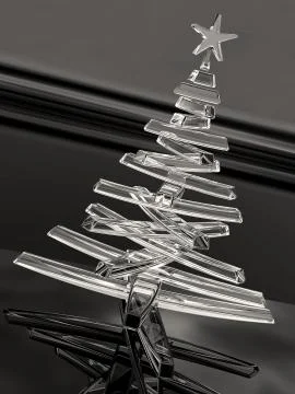 Modern Christmas tree Stock Illustration