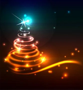 Modern christmas tree. Stock-Illustration
