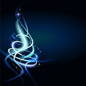 Modern Christmas tree Stock Illustration