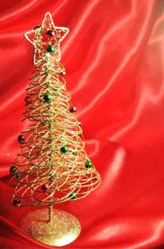 Modern Christmas tree Stock Photos