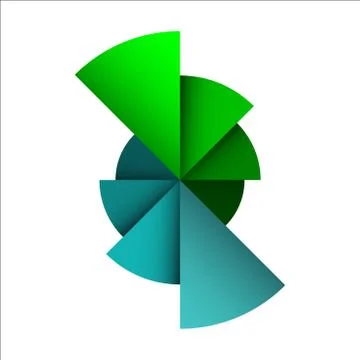 Modern circle diagram, infographic element, vector graph for your business Stock Illustration