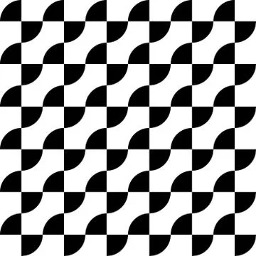 Modern circle square seamless pattern. イラスト素材