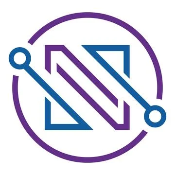 Modern circle tech logo design Illustration vector graphic logo designs 스톡 일러스트