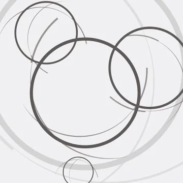 Modern circle vector illustration. Concept design Stock Illustration