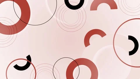 Modern circular abstract background animation, modern geometric design laye.. Vídeo Stock 333908235