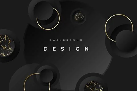 Modern Circular Design Abstract Background Stock Illustration