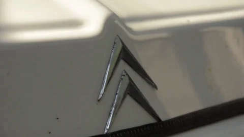 Modern citroen logo Stock Footage 84298348