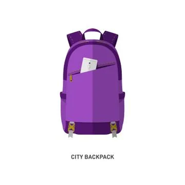 A modern city backpack. Stock Illustration
