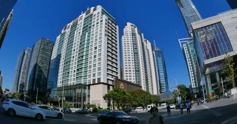 Modern city  in Beijing  CBD Stock-Footage 67629629
