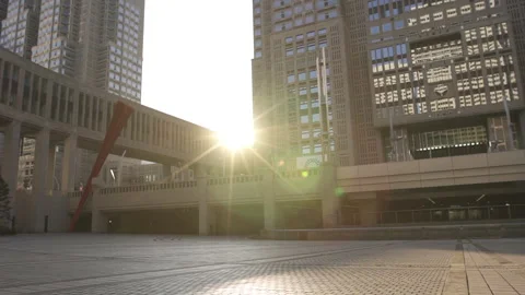 Modern City Center Stock Footage 340480183