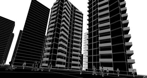 Modern city Stock Footage 275198283