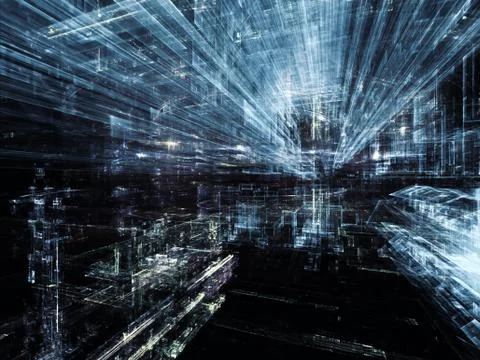 Modern City Stock Illustration