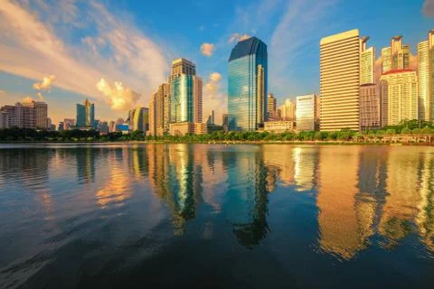 Modern city Stock Photos