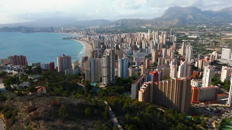 A modern city on the seashore Video stock 293142000