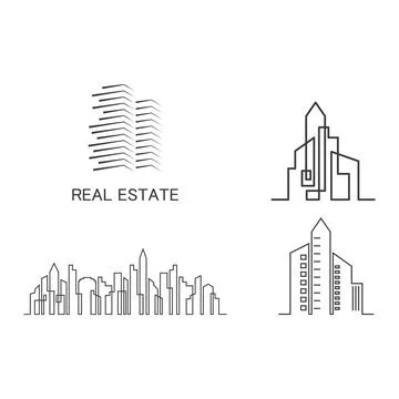 Modern City skyline 스톡 일러스트