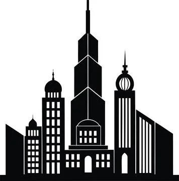 Modern-city-skyline-vector イラスト素材