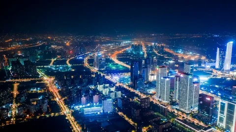 Modern city with wireless network connection concept Stockbeeldmateriaal 128588101