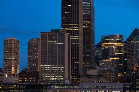 Modern cityscape background Stock Photos