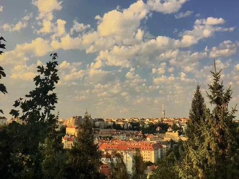 Modern Cityscape Timelapse Stock Footage 80611376