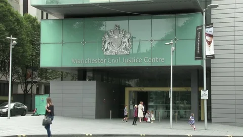 Modern Civil Courthouse Stock Footage 79652745
