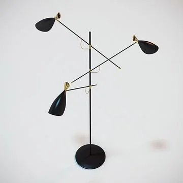 Modern Classic Designer Control Brand Duke Floor Lamp 3D Model