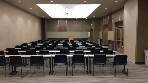 Modern Classroom &amp; Auditorium Video stock 75969723