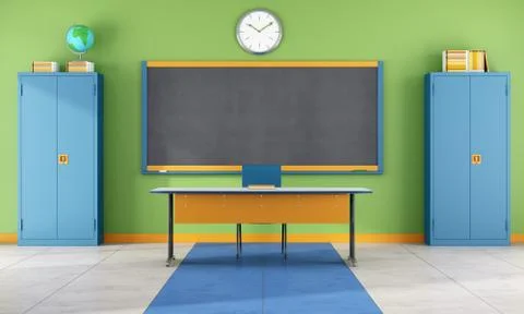 Modern classroom Stock Illustration
