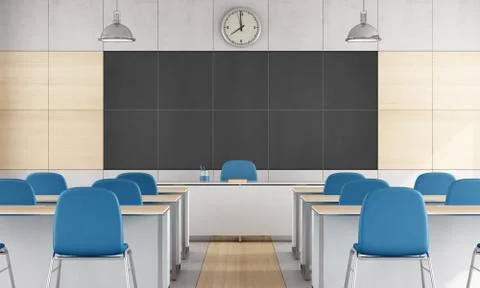 Modern classroom Stock Illustration