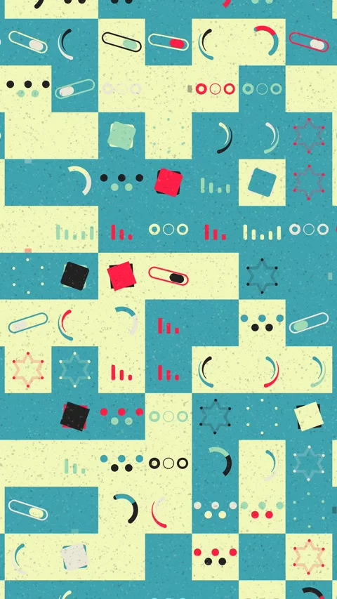 Modern Clean Design Background With Generative Geometric Shape Motion Stock Footage 332342240